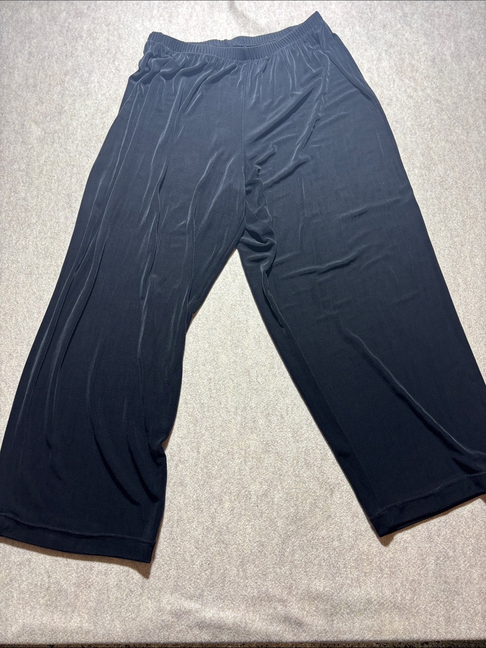 Citiknits Stretchy Slinky Pull On Pants Size 1X wide leg (9)